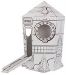 Ракета Галилео картонная игрушка раскраска CartonHouse