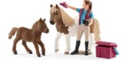Игровой набор Конюх с шотладскими пони Schleich 42362