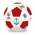 Футбольный мяч Волк Забивака FIFA World Cup Russia 2018 GOAL 23см красный с белым