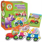 Настольная обучающая игра Весёлый фермер VLADI TOYS