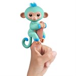 Fingerlings Интерактивная обезьянка ЭДДИ двухцветная (салатовая с голубым) Ombre WowWee