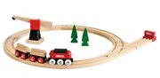 BRIO Деревянная железная дорога с краном БРИО 33010