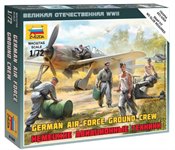 Немецкие авиационные техники Сборная модель солдатиков 1:72 Звезда 6188