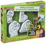 Маша и Медведь Набор для творчества со штампами 4 шт. Досуг с Буки Bondibon