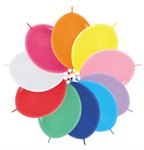 Воздушный шар Линколун 6" ассорти пастель 100 шт. Sempertex