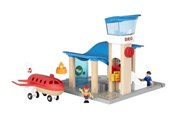 Аэропорт с самолетом и контрольной башней BRIO деревянной железной дороги БРИО 33883