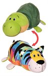 Вывернушка плюшевая Радужный тигр Черепашка 40 см 1 Toy