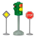 Светофор со светом и знаки дорожного движения Dickie