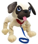 Весёлая прогулка интерактивная игрушка Собачка Мопс Peppy Pets