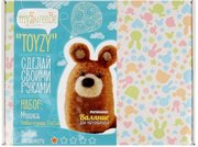 Набор для сухого валяния игрушки из шерсти Мишка TOYZY
