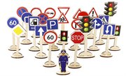 Набор дорожных знаков игра-пособие Нескучные игры