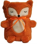 Мягкая игрушка-плед Оранжевая Лисичка 60 x 90 см Город Игр