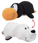 Вывернушка мягкая игрушка Морской котик и Пингвин 40 см 1 Toy