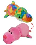 Вывернушка мягкая игрушка Морской котик и Радужный Дельфин 40 см 1 Toy
