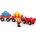 BRIO Автокар багажа аэродромов и вокзалов деревянной железной дороги БРИО 33893