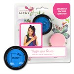 Детская пудра для волос Lucky цвет синий Только для девочек Детская косметика