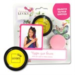 Детская пудра для волос Lucky цвет жёлтый Только для девочек Детская косметика