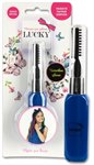Детская тушь для волос Lucky цвет неоновый синий Только для девочек Детская косметика