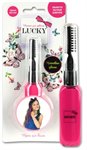 Детская тушь для волос Lucky цвет неоновый розовый Только для девочек Детская косметика