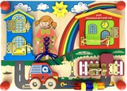 Бизиборд развивающая доска Солнечный день ALATOYS ББ410