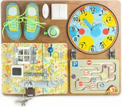 Бизиборд развивающая доска Для мальчиков Бэмби