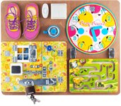 Бизиборд развивающая доска Для девочек Бэмби