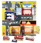 Бизиборд Нескучные игры Замочки Экстренные службы