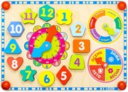 Бизиборд развивающая доска Часики ALATOYS