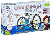 Солнечный робот 14 в 1 научный конструктор Французские опыты Науки с Буки Bondibon ВВ2289