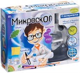 Микроскоп набор для опытов и экспериментов Французские научно-познавательные опыты Науки с Буки Bondibon ВВ0928