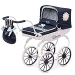 DeCuevas Коляска для кукол с сумкой темно-синяя серия Романтик 68 см