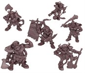 Аборигены крепости молодых ростков Набор солдатиков Бронепехота Технолог, пакет