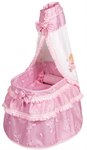 DeCuevas Кроватка для куклы с балдахином розовая серия Мария 60 см