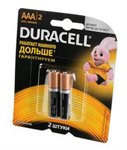 Батарейка 2хAAA DURACELL LR03 BL2