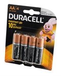 Батарейка 4xAA Duracell LR6 BL4