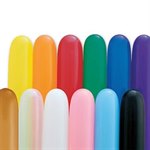 Воздушные шары для моделирования ШДМ Qualatex 646Q ассорти специальное 50 шт.