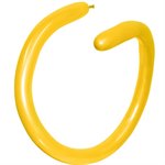 Твистинг Воздушные шары ШДМ металлик Желтый, 260, 50 шт. Sempertex