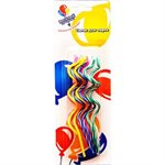 Набор свечей для торта 13 см Тонкие спирали 8 шт