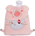 Подушка свинка Сластёна мягкая игрушка Басик и компания 30 см BUDI BASA