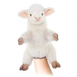 Барашек мягкая игрушка на руку для кукольного театра 27 см Hansa 7340