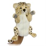 Гепард мягкая игрушка на руку для кукольного театра 32 см Hansa 7503