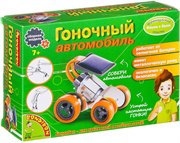 Гоночный автомобиль на солнечной батарее Французские научно-познавательные опыты Науки с Буки Bondibon ВВ2290