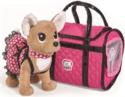 CHI CHI LOVE Плюшевая мягкая игрушка Собачка Париж с сумочкой