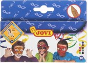 Набор для Боди АРТ мелки Грим-стик 10 цветов JOVI