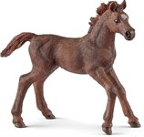 Английский чистокровный верховой жеребенок Фигурка лошади для конюшни Schleich 13857