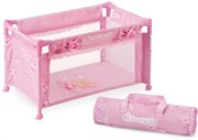 DeCuevas Кроватка-манеж для куклы розовая серия Мария 50 см