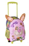 Детский чемоданчик сумка тролли на колесиках Wild Pack Зайка