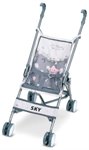 DeCuevas Коляска-трость для кукол серая серия Скай 56 см