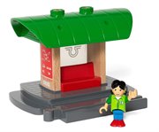 BRIO Железнодорожная станция деревянной железной дороги БРИО с записью голоса 33840