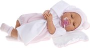 Кукла малыш Antonio Juan Munecas Габи в розовом с открывающимися глазами плачущая 37 см
